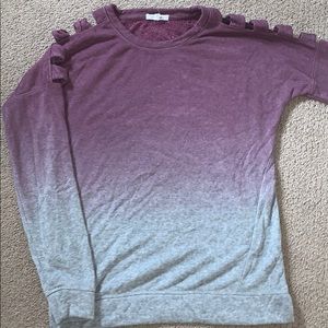 Cold Shoulder Sweatshirt